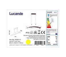 Lucande Lucande - LED Stmievateľný luster na lanku MARIJA LED/22W/230V