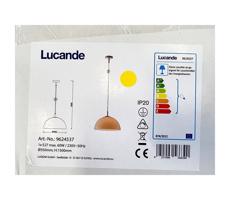 Lucande Lucande - Luster na lanku LOURENCO 1xE27/60W/230V