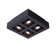 Lucide Lucide 09119/21/30 - LED Bodové svietidlo XIRAX 4xGU10/5W/230V čierna