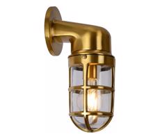 Lucide Lucide 11892/01/02 - Vonkajšia nástenná lampa DUDLEY 1xE27/40W/230V IP44 zlatá