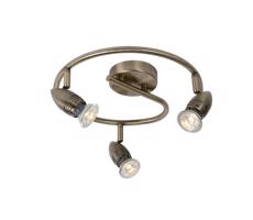 Lucide Lucide 13955/14/03 - LED bodové svietidlo CARO-LED 3xGU10/5W/230V bronz