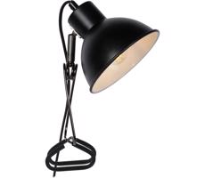 Lucide Lucide 45987/01/30 - Lampa s klipom MOYS 1xE27/40W/230V čierna