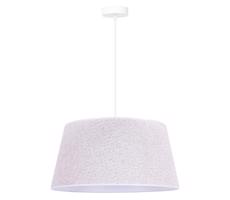 - Luster na lanku BOUCLE 1xE27/15W/230V pr. 50 cm biela