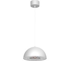 Luster na lanku ELGUND 1xE27/15W/230V pr. 28,5 cm biela