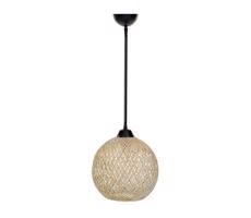 Luster na lanku JUTE 1xE27/60W/230V béžová