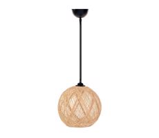 Luster na lanku JUTE 1xE27/60W/230V béžová