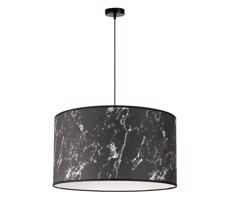 - Luster na lanku MARBLE 1xE27/40W/230V čierna/biela