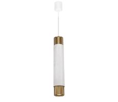 Luster na lanku Marble white/brass 1xGU10/8W/230V