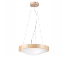 Luster na lanku NATURAL SLIM 2xE27/60W/230V ø 37 cm borovica