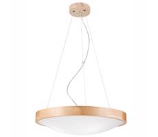 Luster na lanku NATURAL SLIM 3xE27/60W/230V ø 47 cm borovica