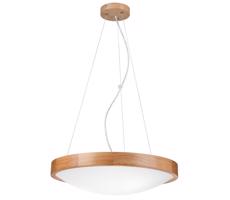 Luster na lanku OAK SLIM 3xE27/60W/230V ø 47 cm dub