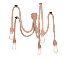 Luster na lanku ROPE CASA 5xE27/12W/230V pavúk