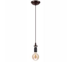 Luster na lanku TINA 1xE27/60W/230V bronz