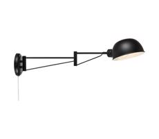 Markslöjd Markslöjd 108587 - Nástenná lampa PORTLAND 1xE27/40W/230V čierna