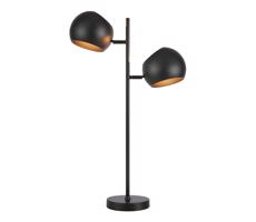 Markslöjd Markslöjd 108691 - Stolná lampa EDGAR 2xE14/40W/230V čierna