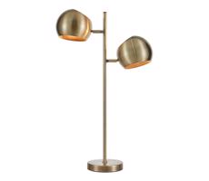 Markslöjd Markslöjd 108692 - Stolná lampa EDGAR 2xE14/40W/230V zlatá