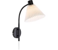 Markslöjd Markslöjd 108752 - Nástenná lampa MIRA 1xE14/40W/230V čierna/biela