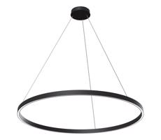 Maytoni Maytoni MOD058PL-L54B3K - LED Luster na lanku RIM LED/61W/230V pr. 100 cm čierna