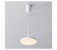 Maytoni Maytoni P076PL-L12W3K-W - LED Luster na lanku PLATO LED/12W/230V 3000K biela