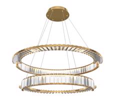 Maytoni Maytoni P097PL-L90G4K - LED Luster na lanku KRONE LED/90W/230V pr. 80,5 cm zlatá