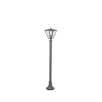 Moderný vonkajší lampáš tmavošedý 136,5 cm - platar