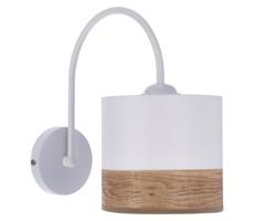 Nástenná lampa BIANCO 1xE27/40W/230V biela/hnedá