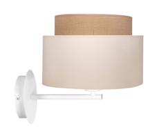 - Nástenná lampa BOHO 1xE27/15W/230V béžová/biela/hnedá