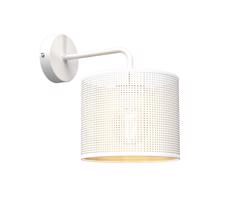 Nástenná lampa LOFT SHADE 1xE27/60W/230V biela/zlatá