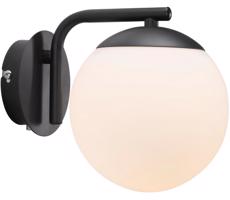 Nordlux Nordlux - Nástenná lampa GRANT 1xE14/40W/230V čierna