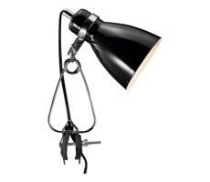 Nordlux Nordlux - Stolná lampa s klipom CYCLONE 1xE14/15W/230V čierna