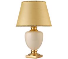 ONLI ONLI - Stolná lampa MOZART 1xE27/22W/230V béžová/zlatá 75 cm