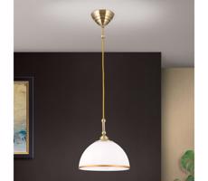 Orion Orion HL 6-1808/1 - Luster na lanku OLD LAMP 1xE27/40W/230V biela/bronz