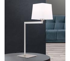 Orion Orion LA 4-1209/1 - Stolná lampa CARLTON 1xE27/40W/230V biela/matný chróm