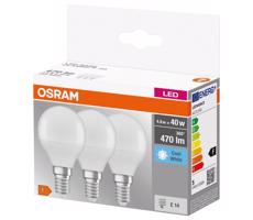 Osram SADA 3x LED Žiarovka P40 E14/4,9W/230V 4000K - Osram