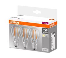 Osram SADA 3x LED Žiarovka VINTAGE E27/7W/230V 2700K - Osram