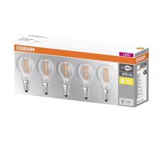 Osram SADA 5x LED Žiarovka VINTAGE E14/4W/230V 2700K - Osram