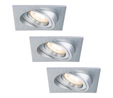 Paulmann Paulmann 92619 - SADA 3x LED podhľadové svietidlo PREMIUM LINE 1xGU10-LED/4W/230V