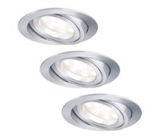 Paulmann Paulmann 92797 - SADA 3xLED/6,8W IP23 Kúpeľňové podhľadové svietidlo COIN 230V