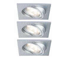 Paulmann Paulmann 92839 - SADA 3x LED/7W IP23 Kúpeľňové podhľadové svietidlo COIN 230V