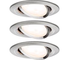 Paulmann Paulmann 93649-SADA 3x LED GU10/5W IP23 Kúpeľňové podhľadové svietidlo NOVA 230V