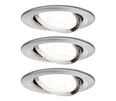 Paulmann Paulmann 93652 - SADA 3x LED GU10/6,1W IP23 Kúpeľňové podhľadové svietidlo 230V