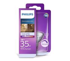 Philips LED Stmievateľná žiarovka Philips GU5,3/5W/12V 4000K