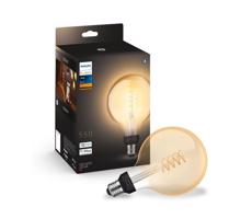 Philips LED Stmievateľná žiarovka Philips Hue WHITE FILAMENT G125 E27/7W/230V 2100K