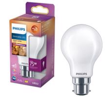 Philips LED Stmievateľná žiarovka Philips Warm Glow B22/7,2W/230V 2200-2700K CRI 90