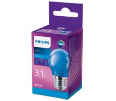 Philips LED Žiarovka  Philips P45 E27/3,1W/230V modrá