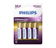 Philips Philips FR6LB4A/10 - 4 ks Lithiová batéria AA LITHIUM ULTRA 1,5V 2400mAh