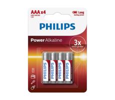 Philips Philips LR03P4B/10 - 4 ks Alkalická batéria AAA POWER ALKALINE 1,5V 1150mAh