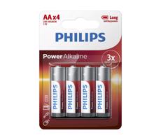 Philips Philips LR6P4B/10 - 4 ks Alkalická batéria AA POWER ALKALINE 1,5V 2600mAh