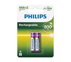 Philips Philips R03B2A80/10 - 2 ks Nabíjacie batérie AAA MULTILIFE NiMH/1,2V/800 mAh