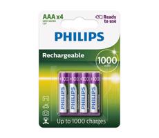 Philips Philips R03B4RTU10/10 - 4 ks Nabíjacie batérie AAA MULTILIFE NiMH/1,2V/1000 mAh